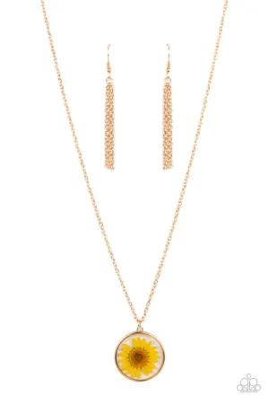 Prairie Promenade Yellow Paparazzi Necklace