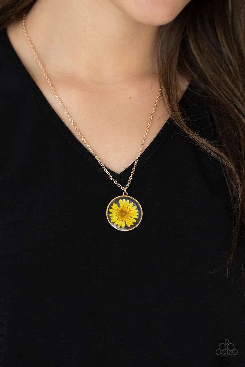 Prairie Promenade Yellow Paparazzi Necklace