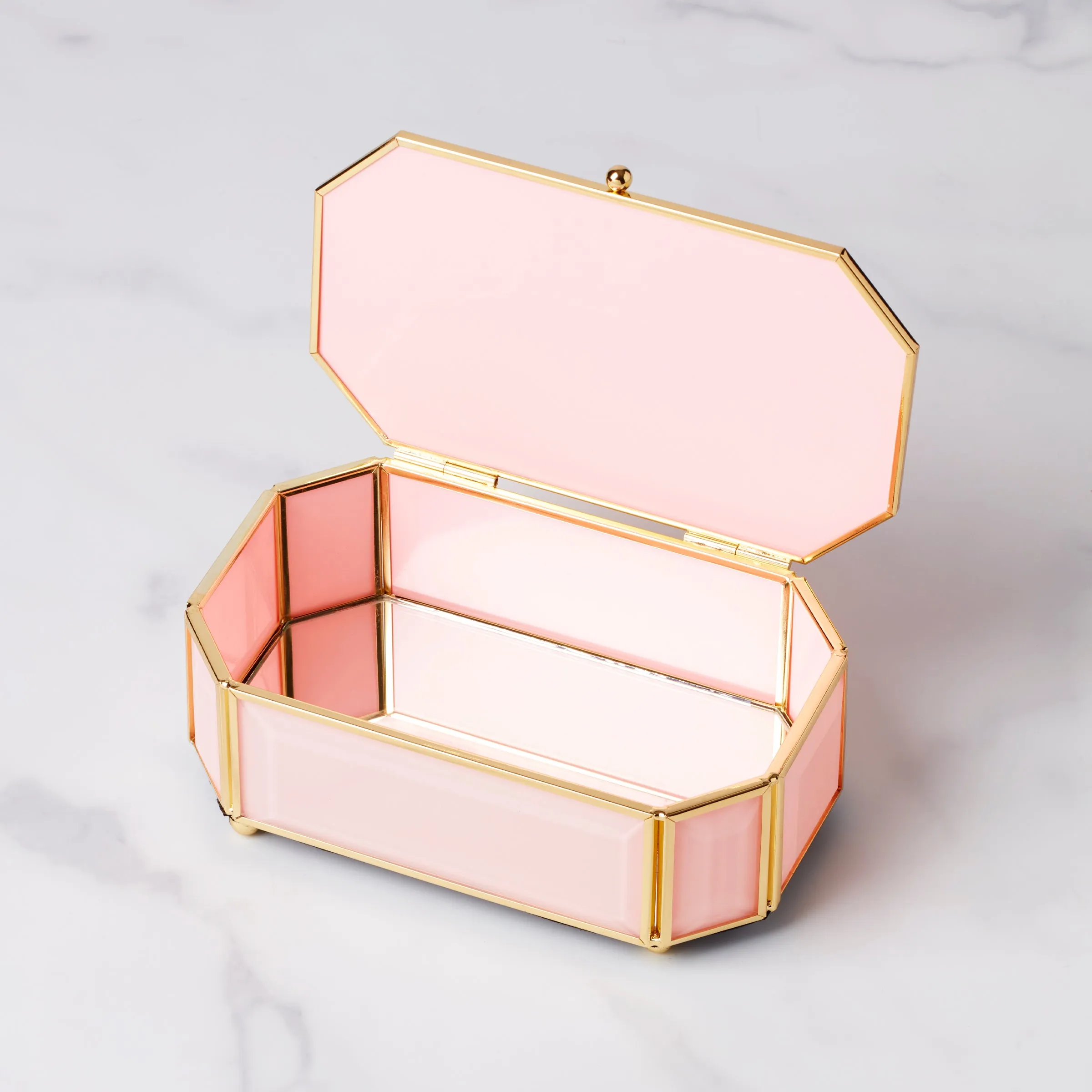 "I Treasure You" Pink Jewelry Box