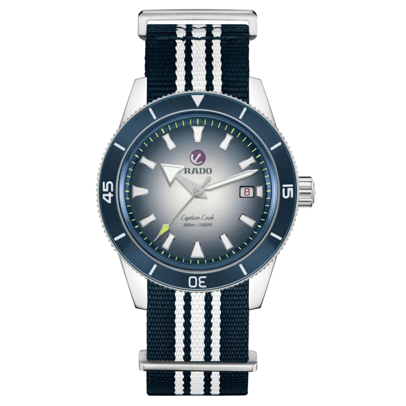 Rado Captain Cook Automatic Blue with extra straps