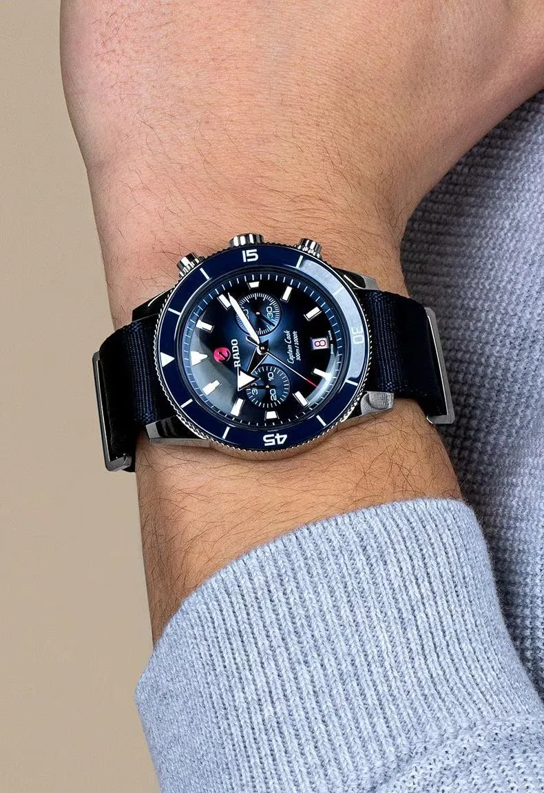 Rado Captain Cook Automatic Chronograph Blue