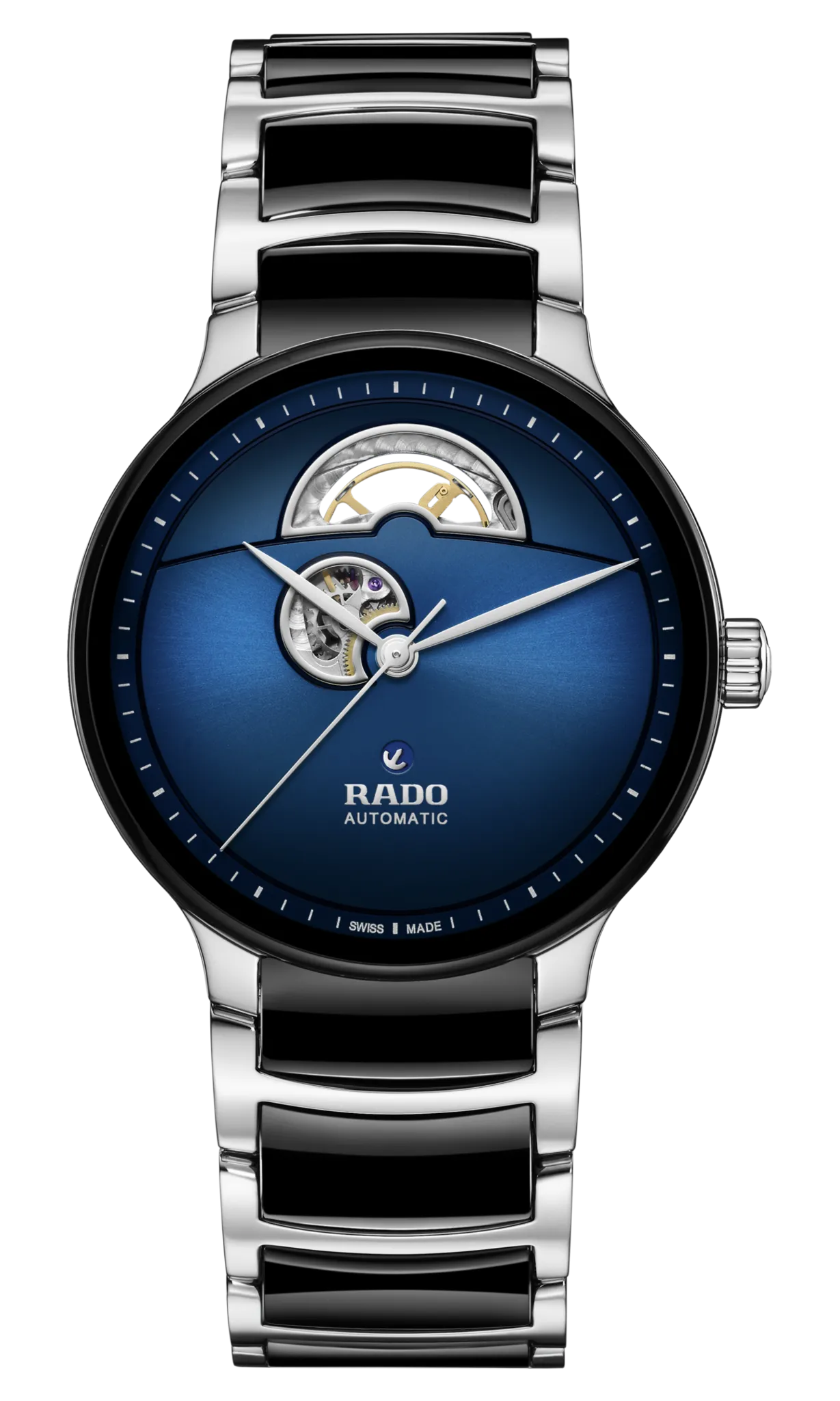 Rado Centrix Automatic Open Heart Blue Steel