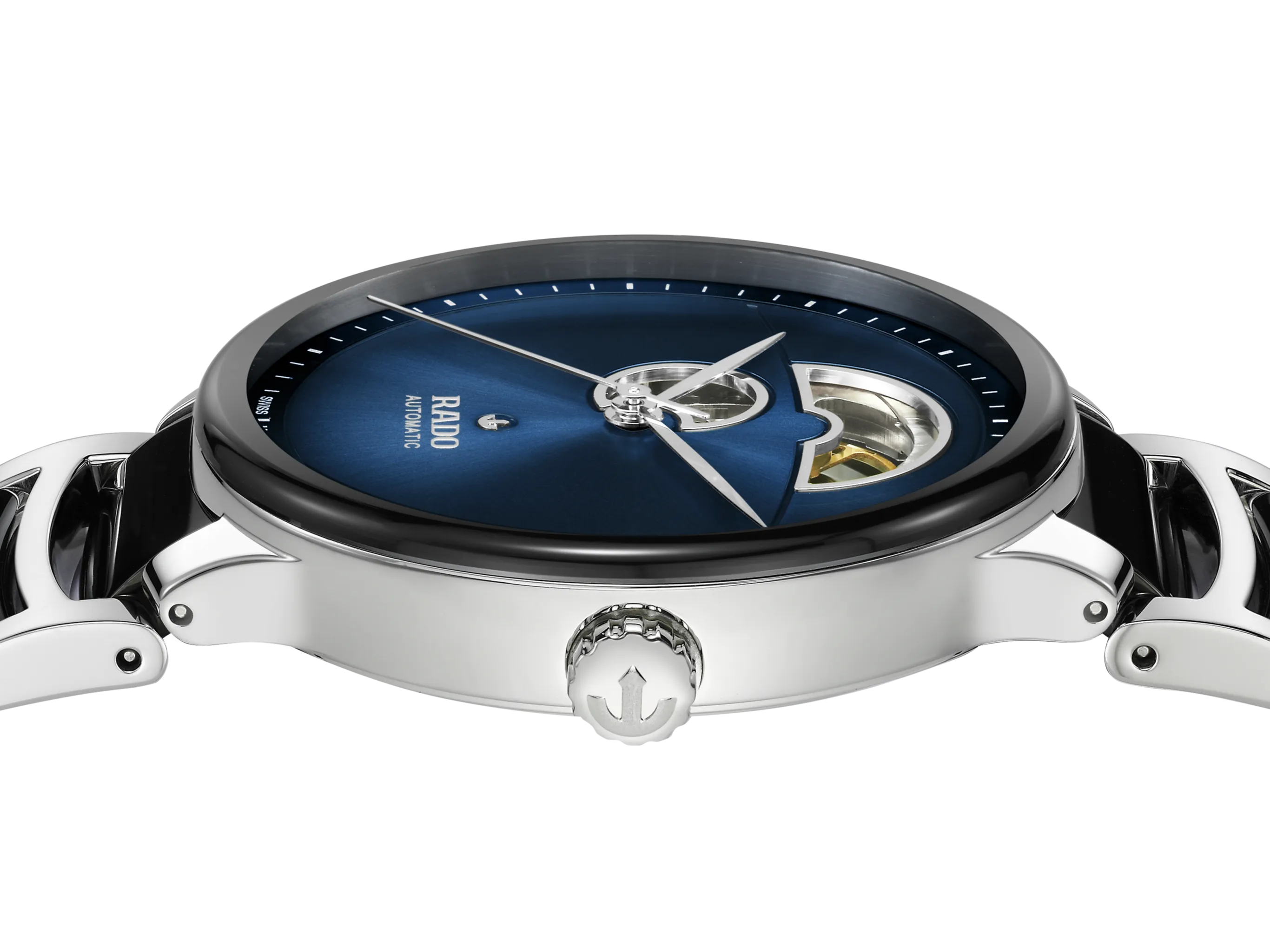 Rado Centrix Automatic Open Heart Blue Steel