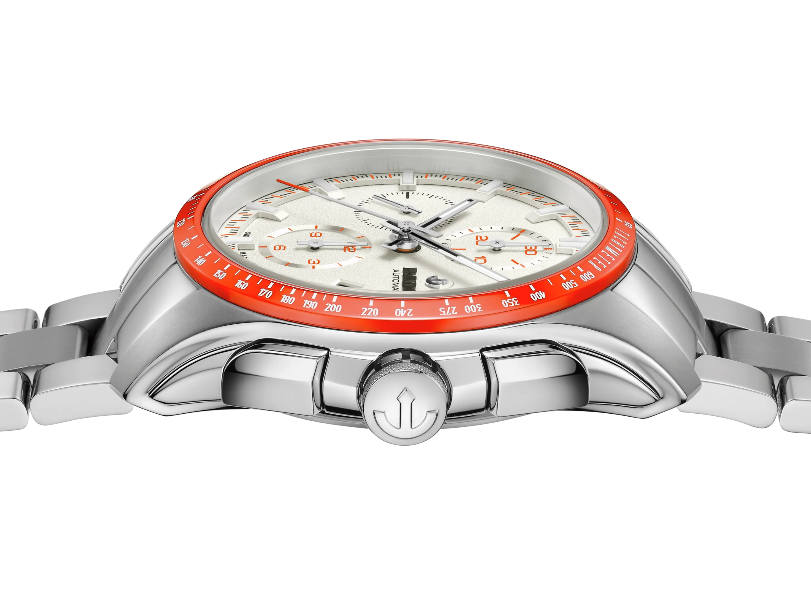 Rado Hyperchrome Automatic Chronograph White Dial Red Bezel