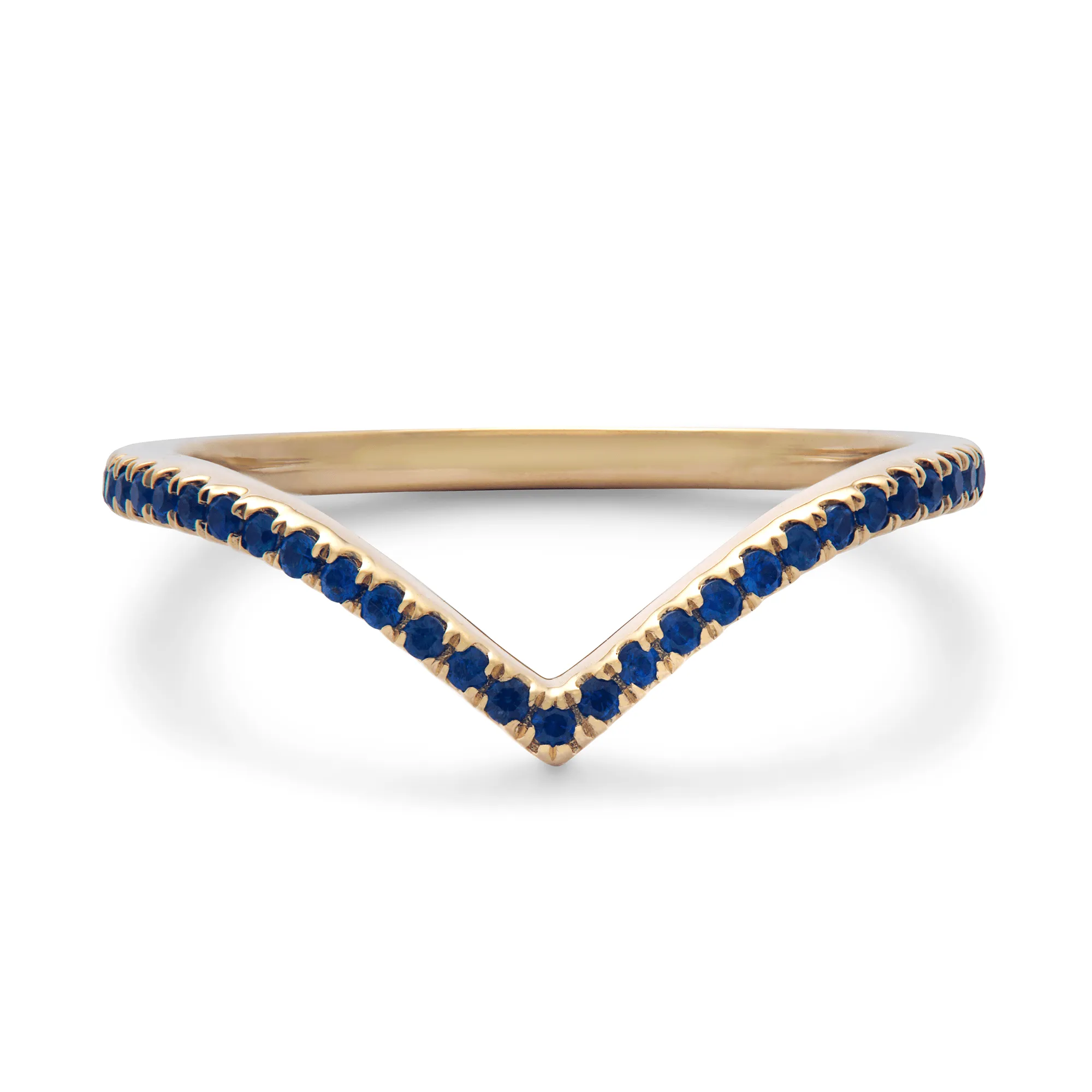 Ready To Ship - Pavé Sapphire Nova Band (Size 8.25)