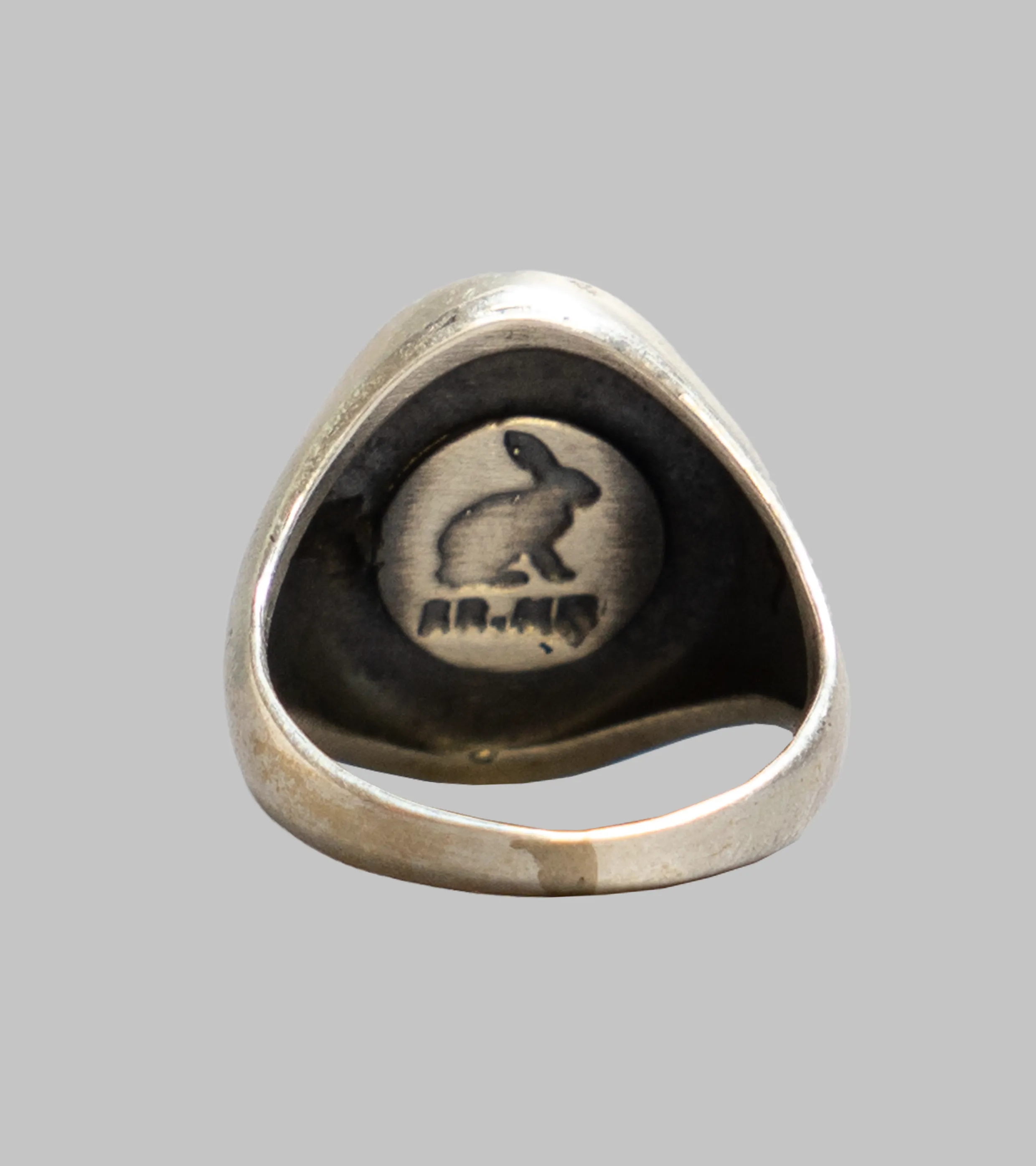 Red Rabbit Large Signet Stone Rings #7 /US9