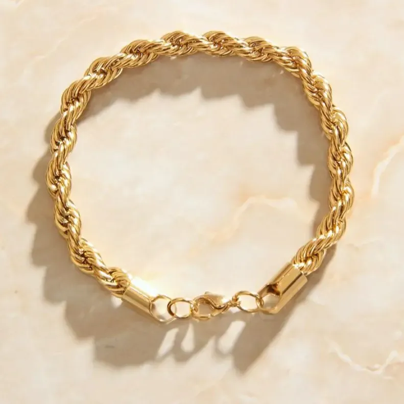 Retro Gold Link Bracelet