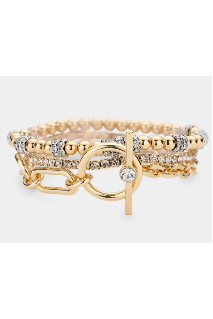 Rhinestone Link Bracelets
