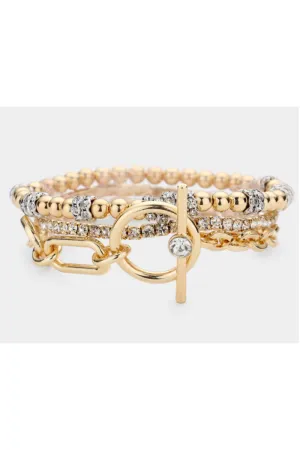 Rhinestone Link Bracelets