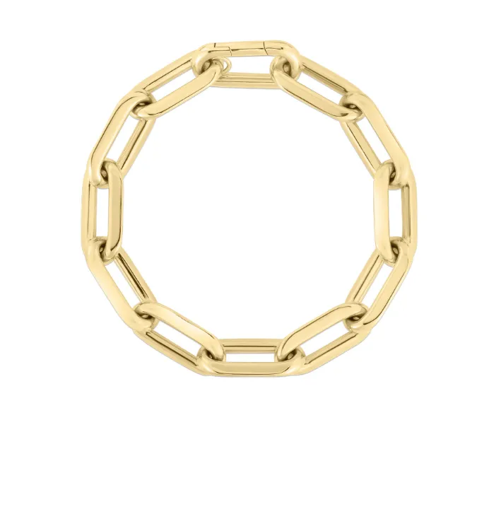 Roberto Coin 18K Yellow Gold Oro Classic Link Bracelet