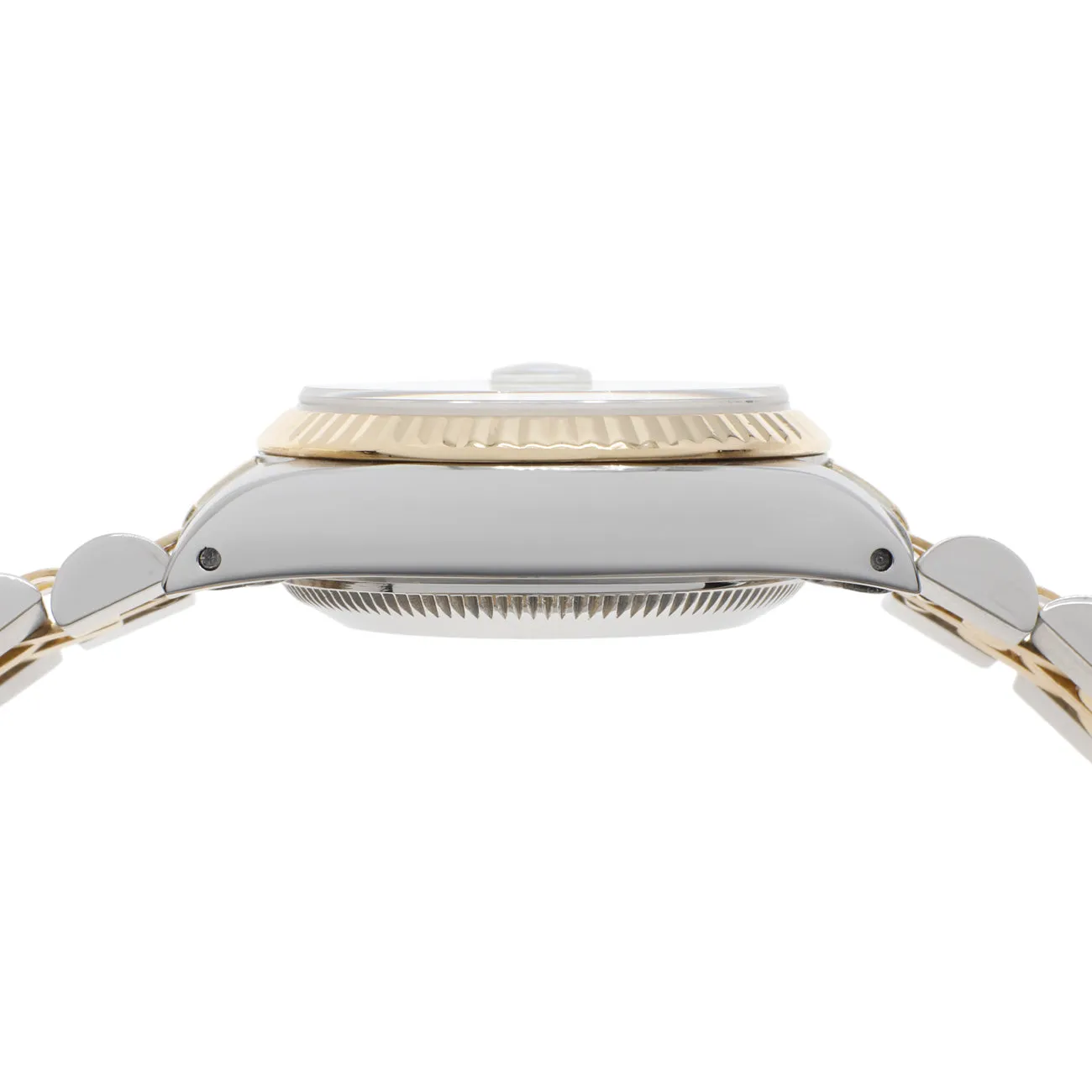 Rolex 18K Yellow Gold Stainless Steel Oyster Perpetual Date 69173
