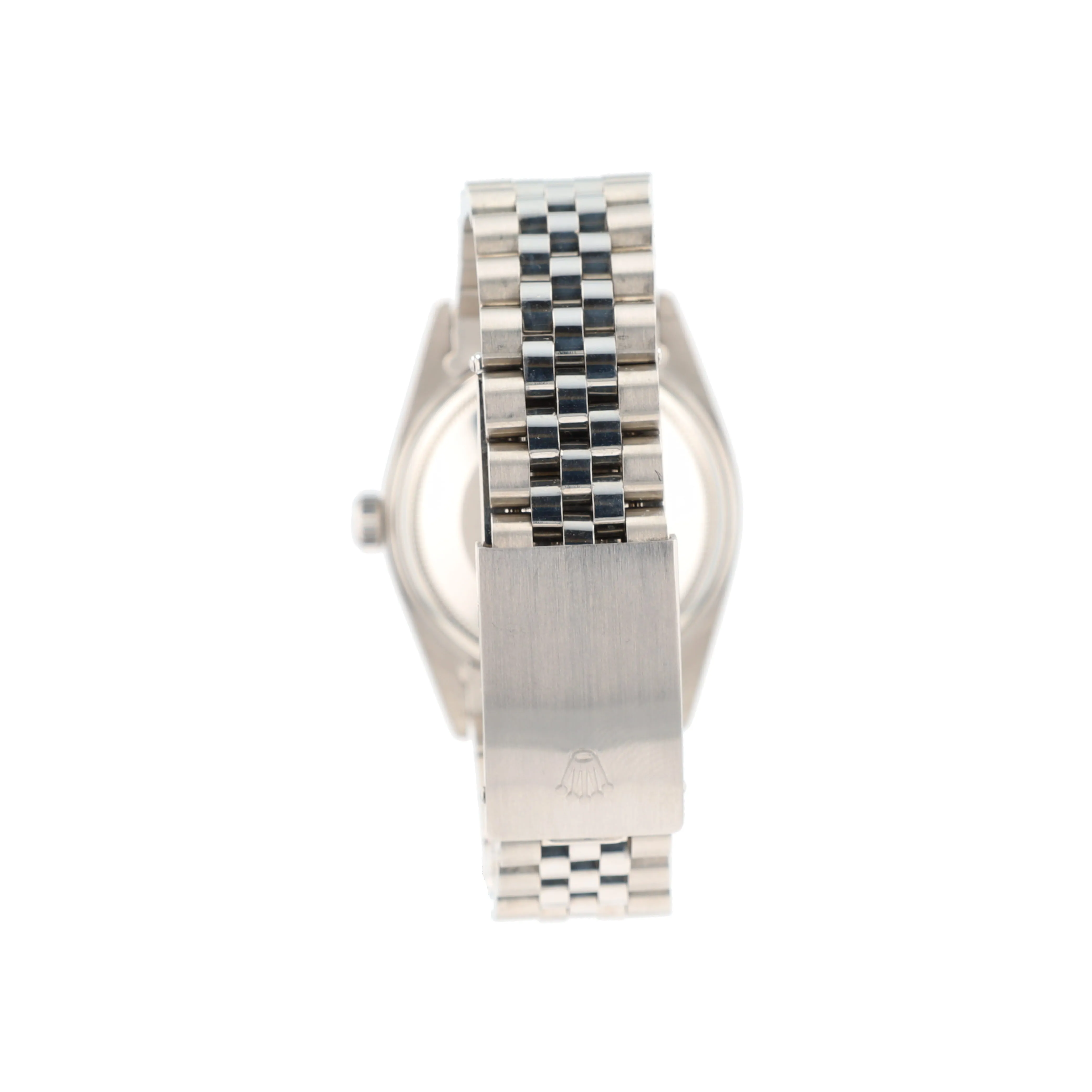 Rolex Datejust 16014 36mm Silver Index Dial Fluted Bezel Jubilee Band