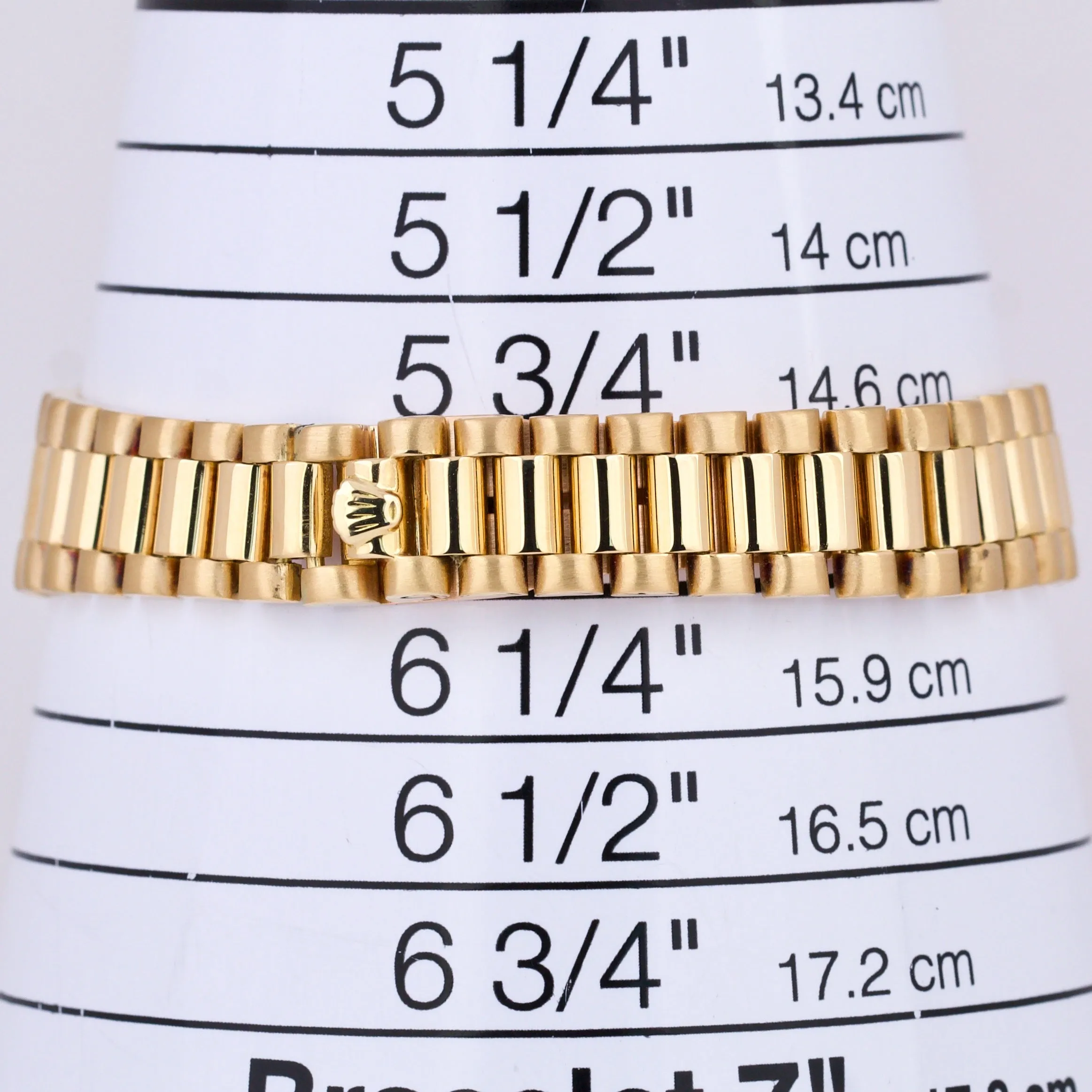 Rolex DateJust President 26mm SILVER LINEN 18K Yellow Gold Fluted Watch 6917