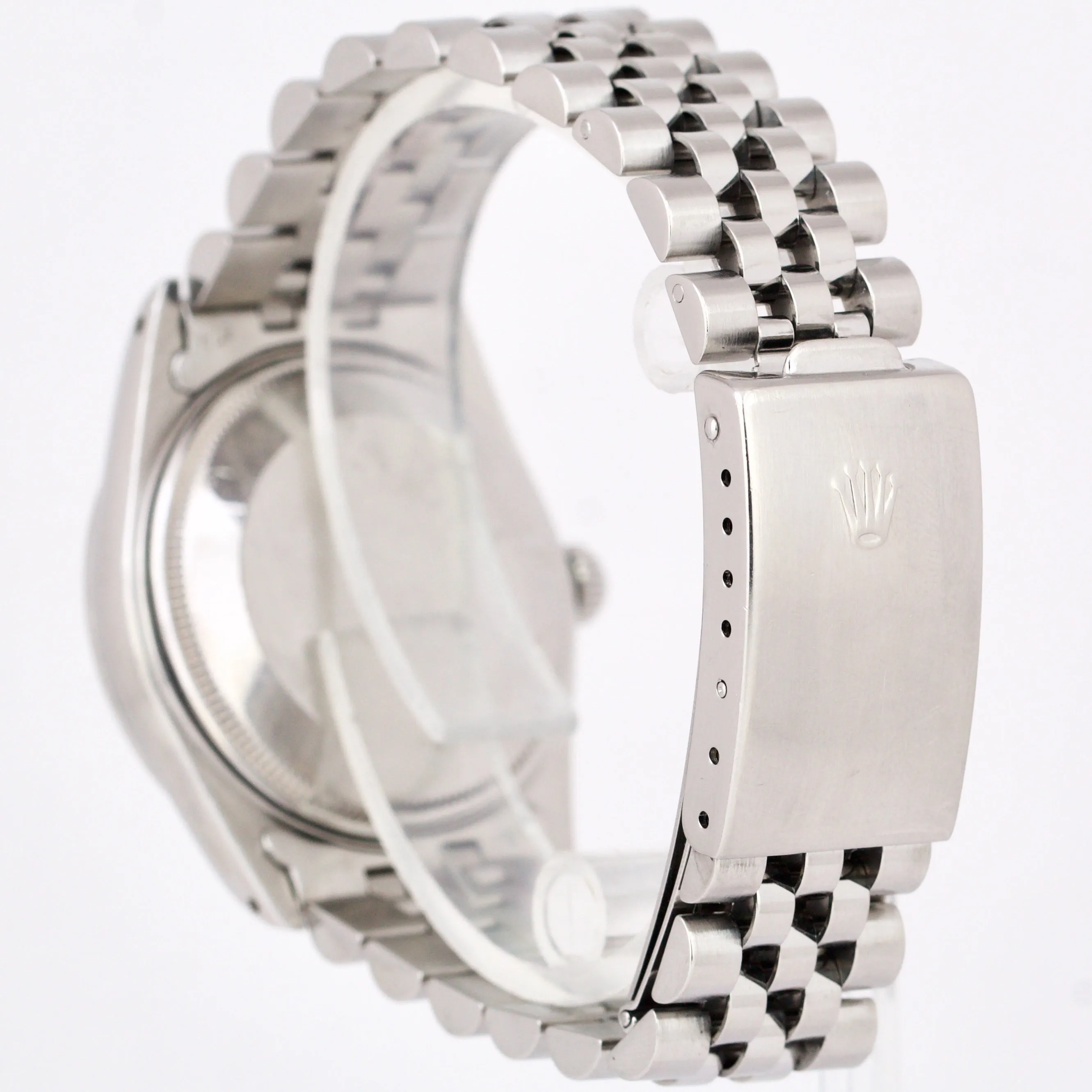 Rolex Oyster Perpetual Date SILVER 34mm Stainless Steel Automatic Jubilee 15000