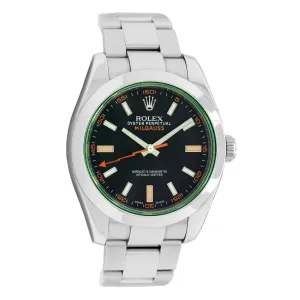 Rolex Stainless Steel Oyster Perpetual Milgauss 116400GV