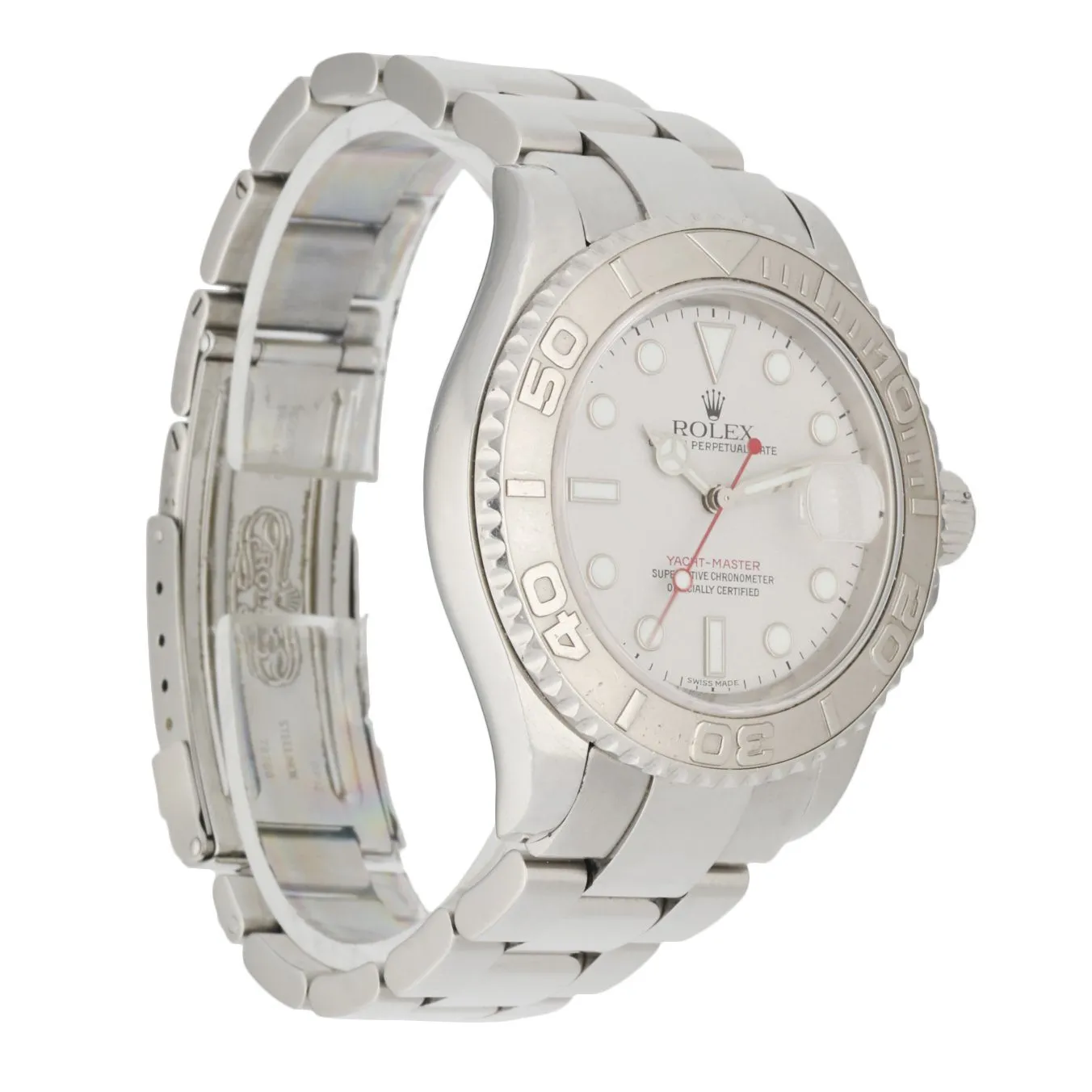 Rolex Yacht Master 16622 Platinum Bezel Men's Watch