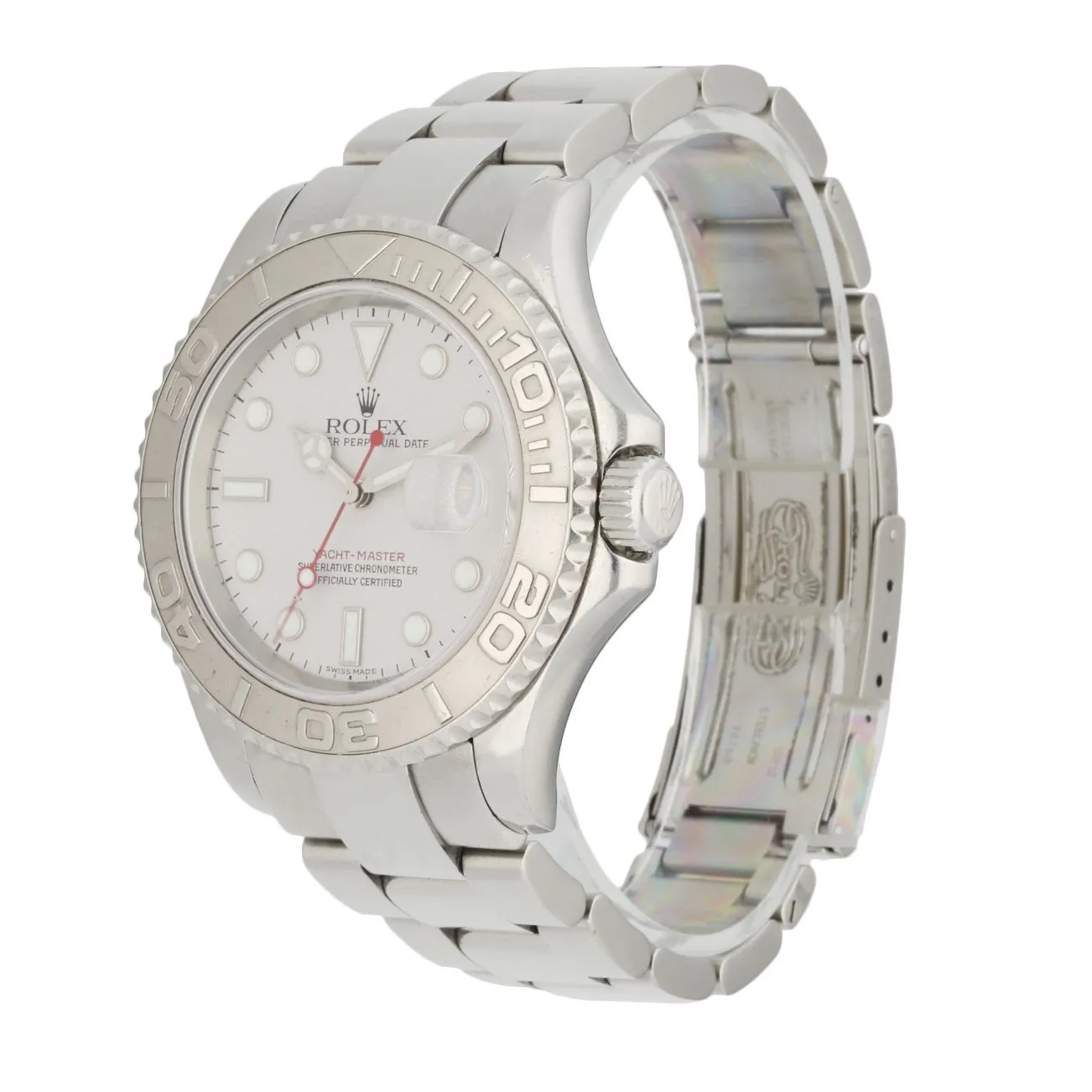 Rolex Yacht Master 16622 Platinum Bezel Men's Watch