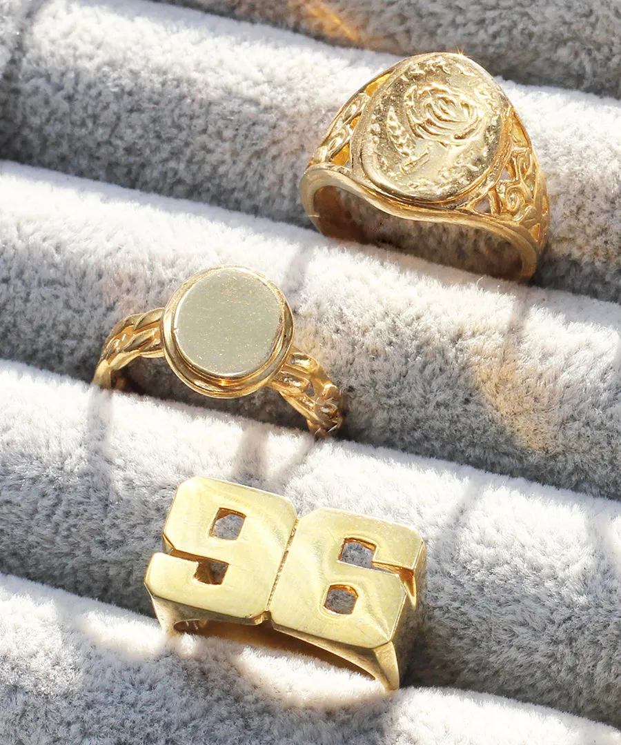 Rose Signet Ring