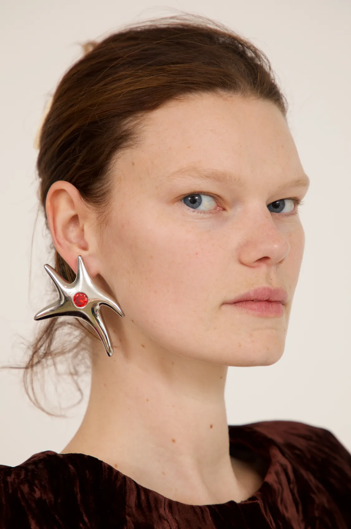 RUBY CELESTE EARRING