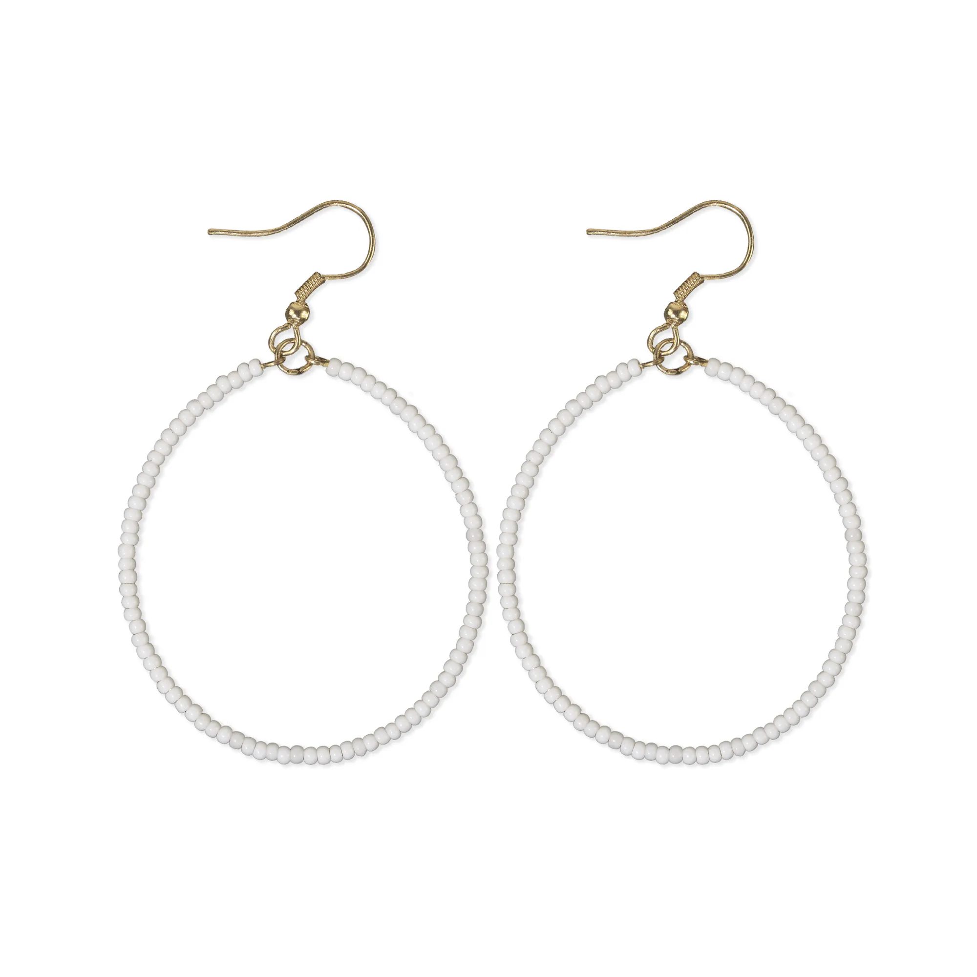 Ruby Hoop Earrings