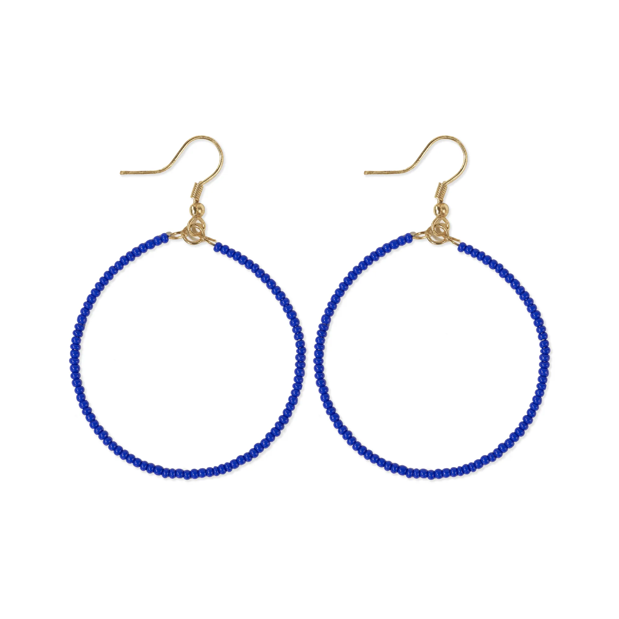 Ruby Hoop Earrings