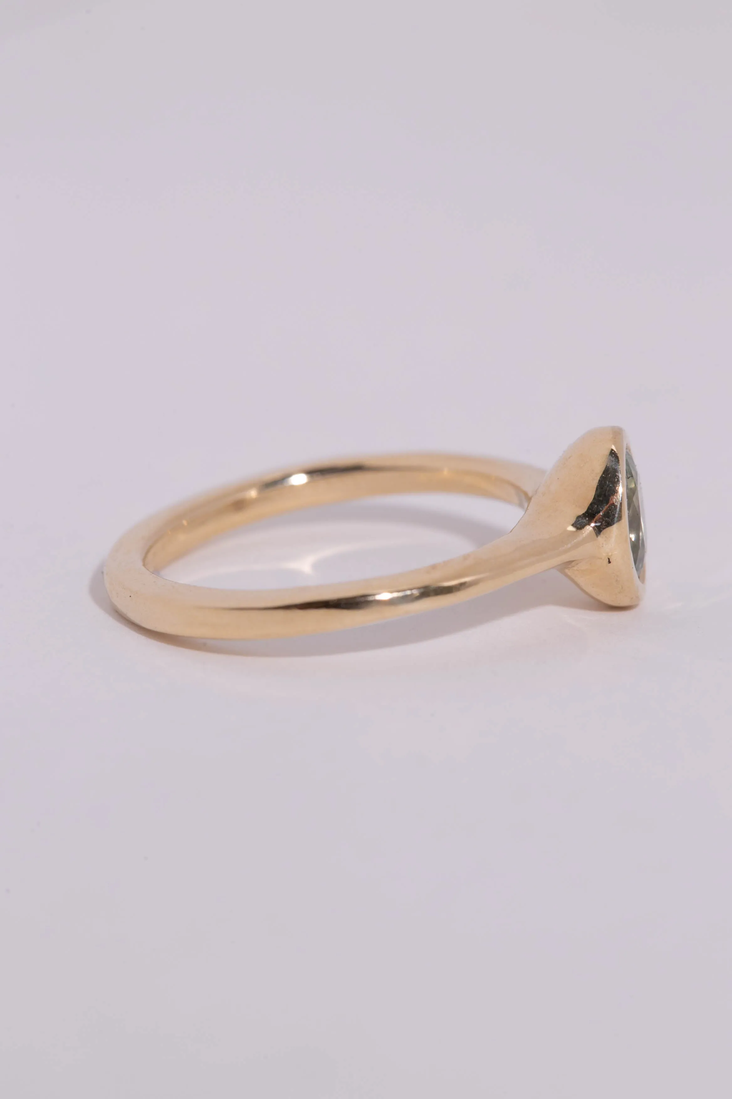 Seafoam Sapphire Solitaire