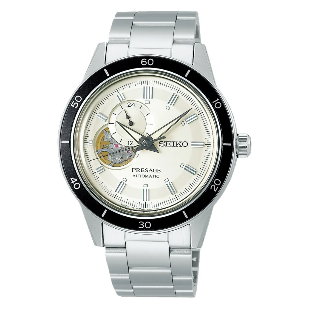 Seiko Presage SSA423J1 SSA423 SSA423J Style60's Automatic Open Heart Mens Watch