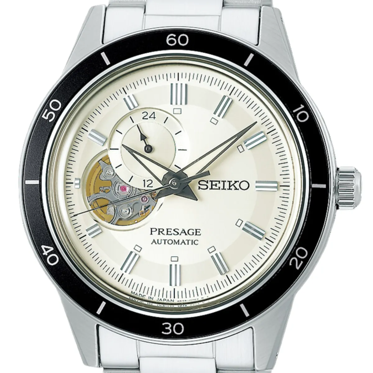 Seiko Presage SSA423J1 SSA423 SSA423J Style60's Automatic Open Heart Mens Watch