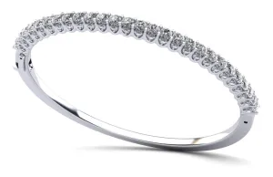 Sensational Sparkle Diamond Bangle Lab-Grown Diamond Bracelet with 4.75 ct.(finished) 1.8mm, 3.3mm