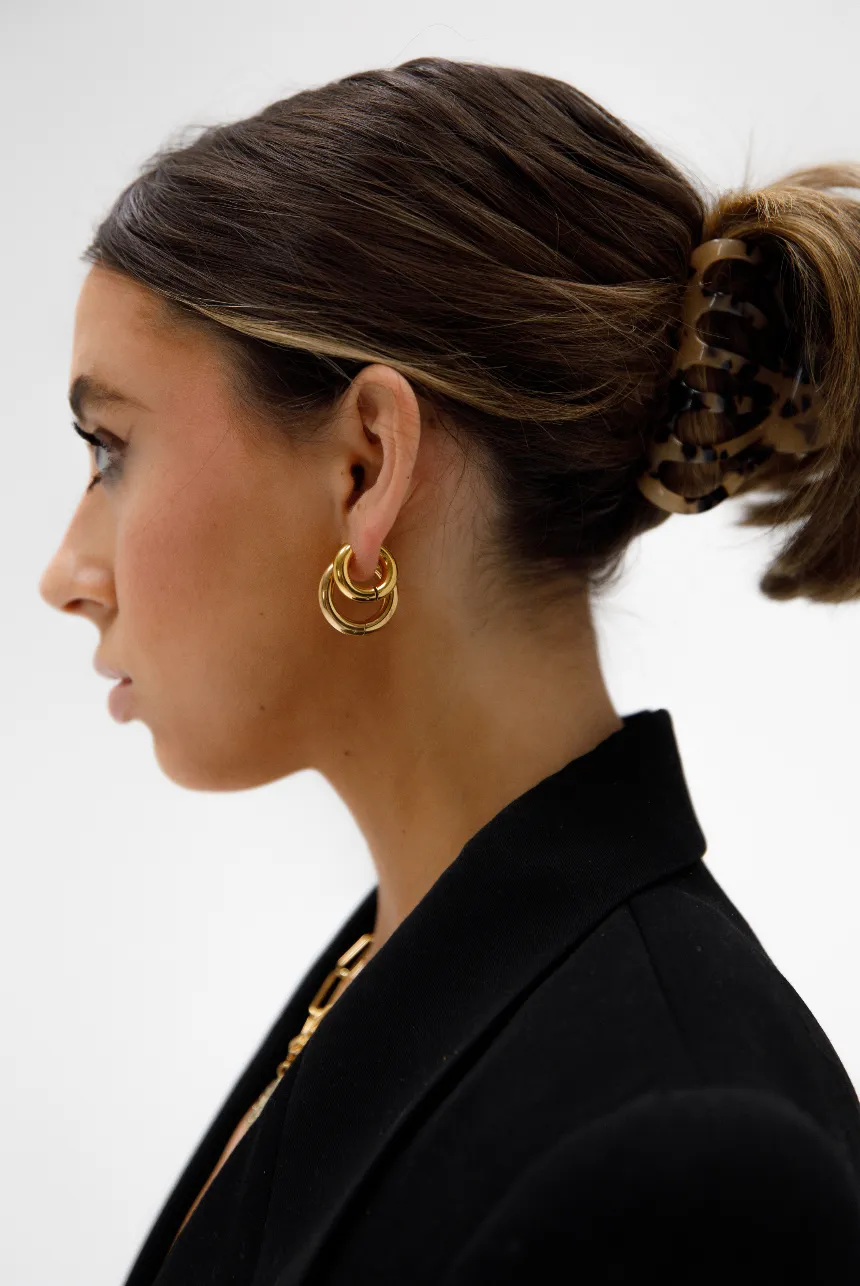 SIA HOOPS LARGE - GOLD