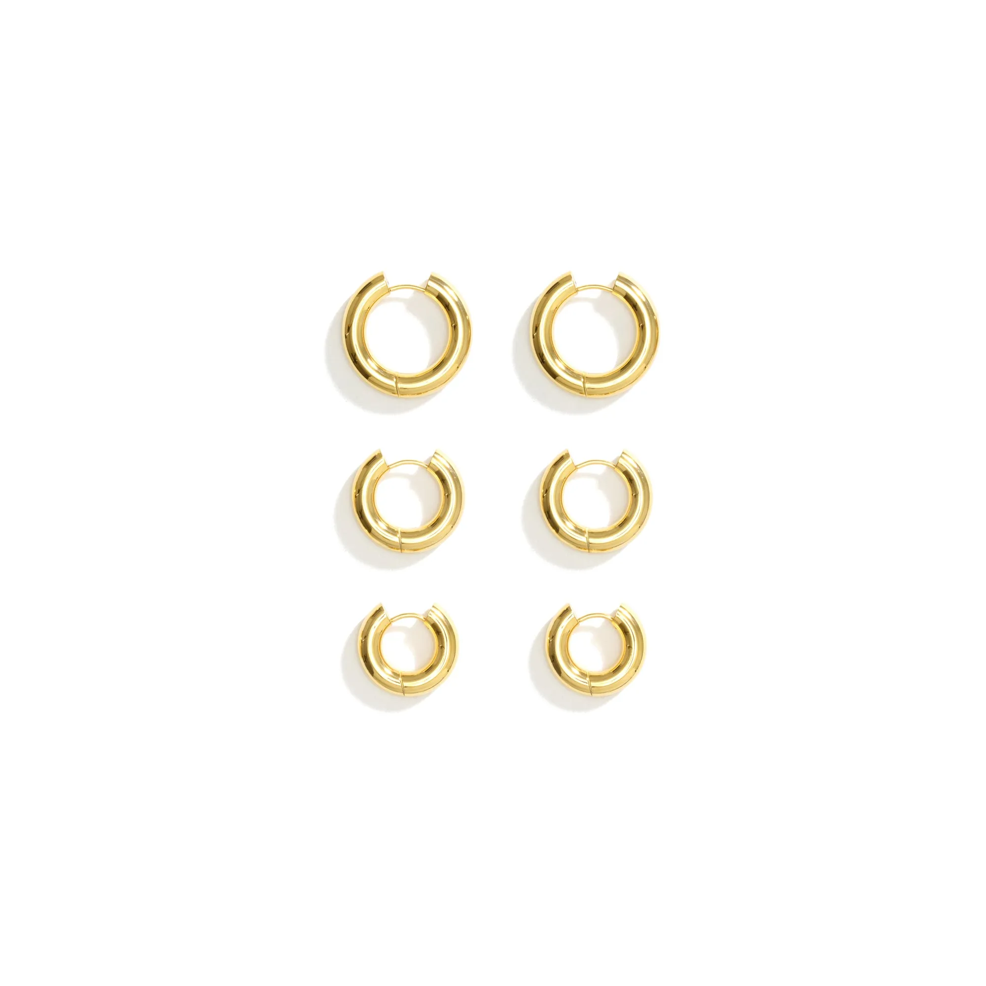 SIA HOOPS LARGE - GOLD