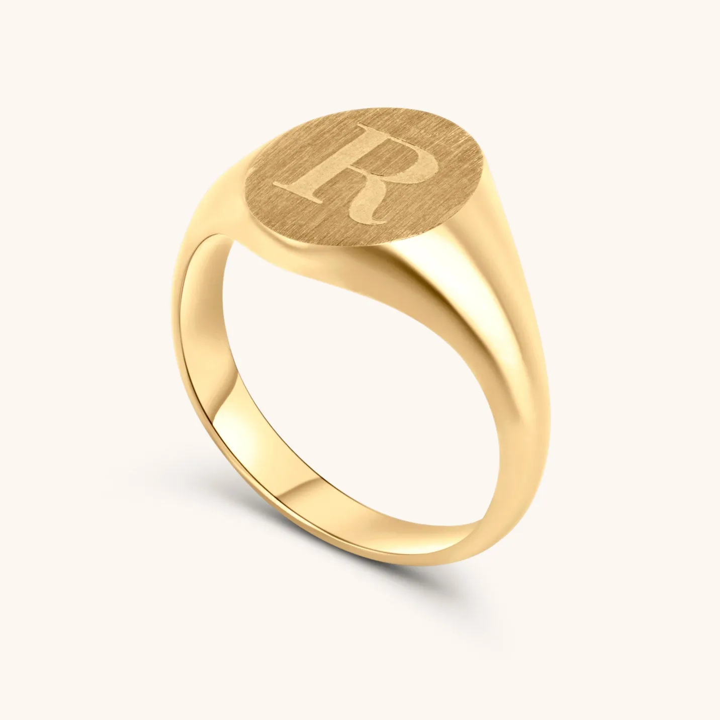 Signature Engravable Signet Ring
