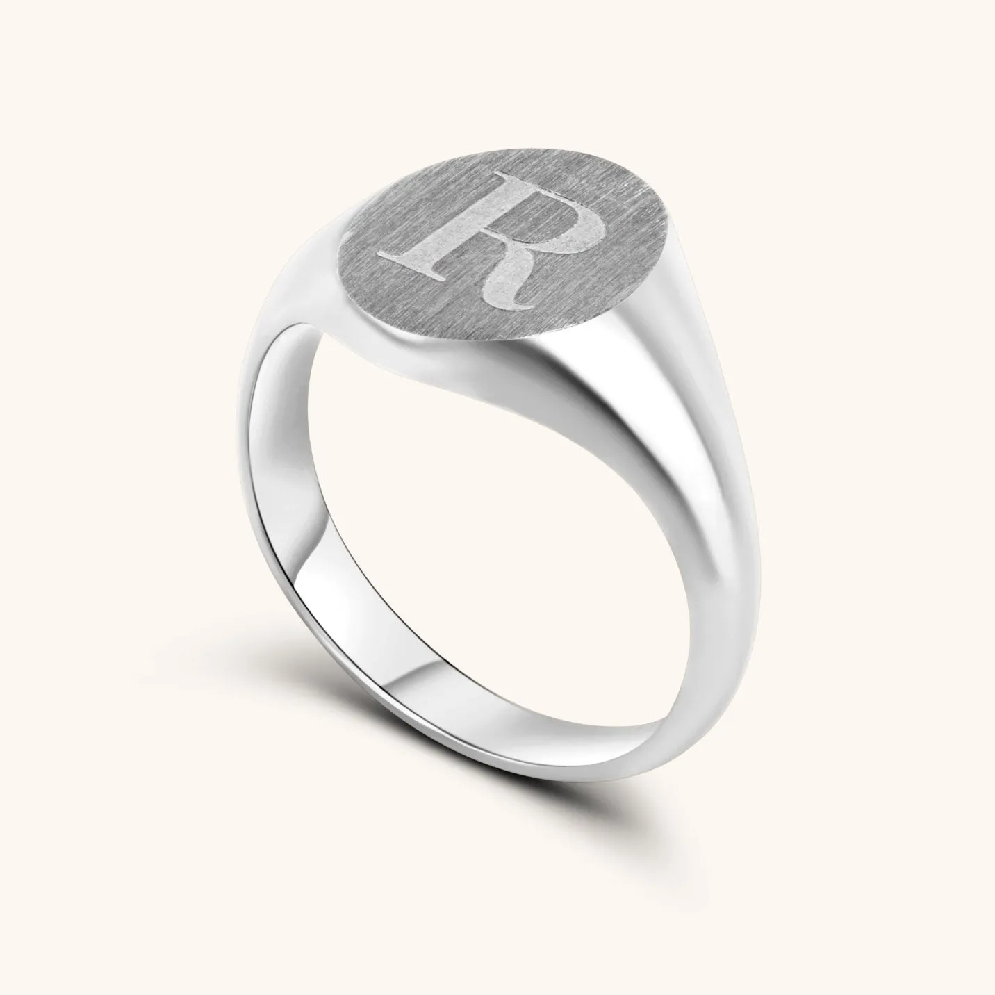 Signature Engravable Signet Ring