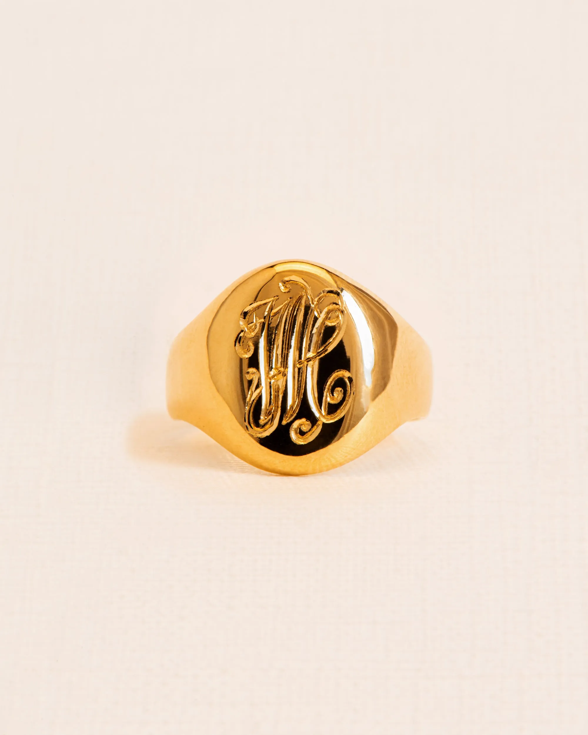 Signet ring in 18 ct. Gold