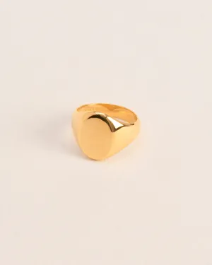 Signet ring in 18 ct. Gold