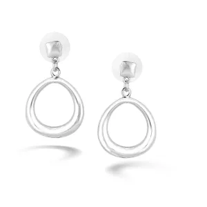SILVER TEARDROP STUD  EARRINGS #SE41700S