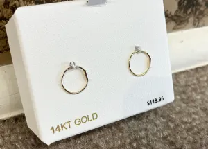 Small Gold Hoop Earrings