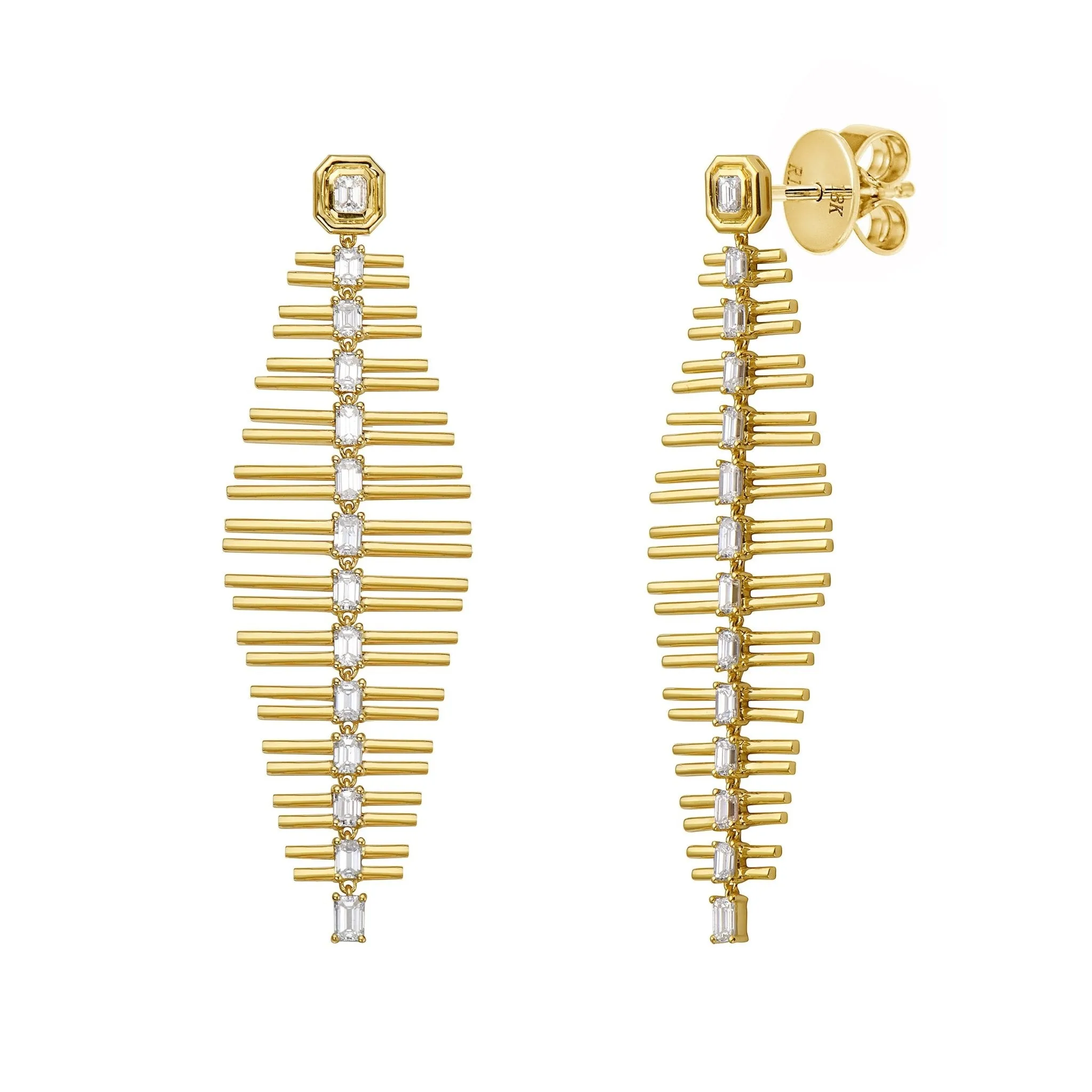 Solaire Solano Diamond Chandelier Earrings