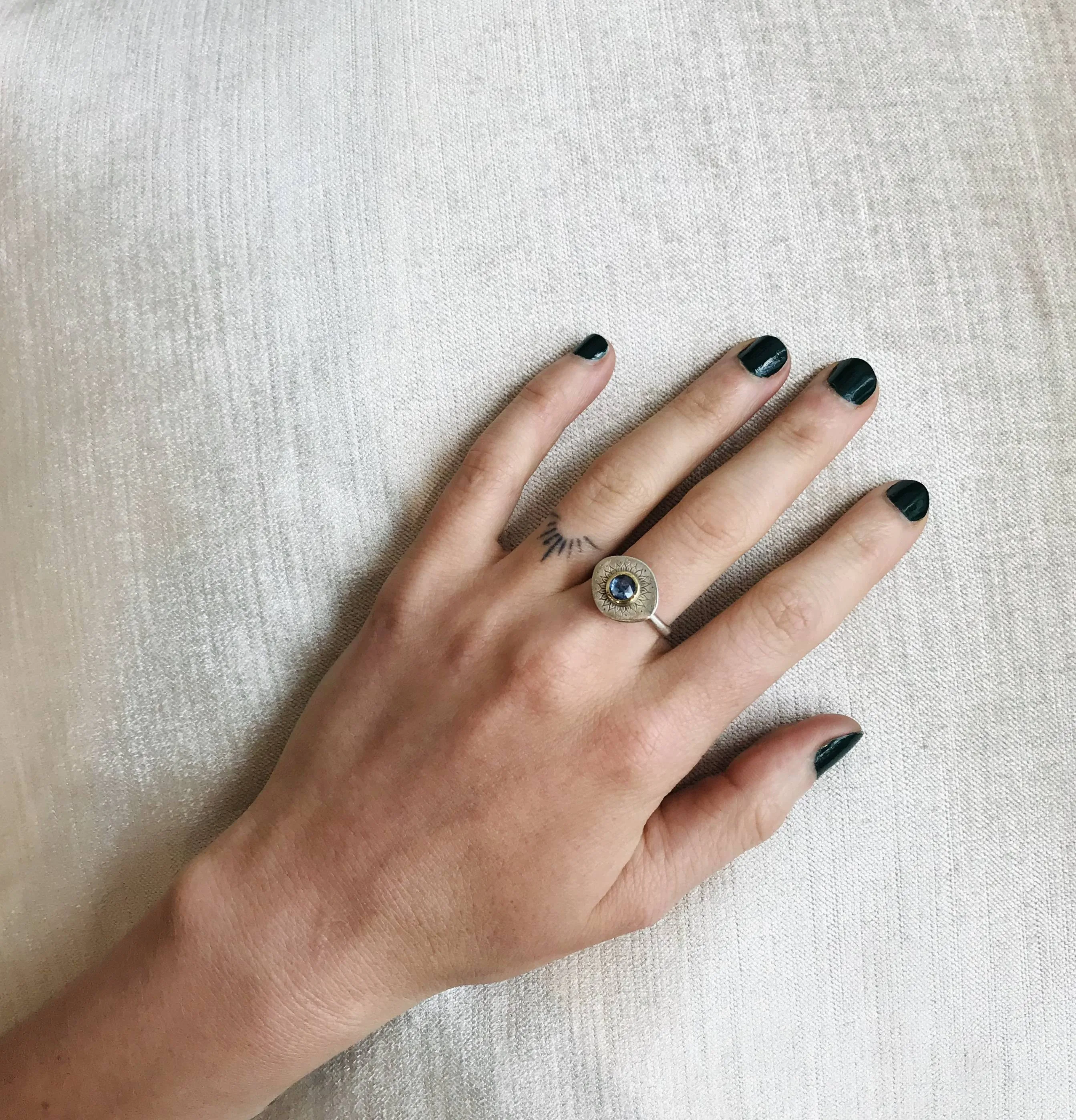 Soleil Sapphire Ring