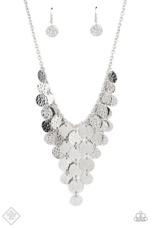 Spotlight Ready Silver Paparazzi Necklace