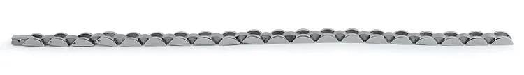 Stainless Steel Rounded Link Bracelet