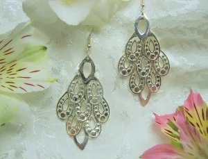 Sterling Chandelier Earrings