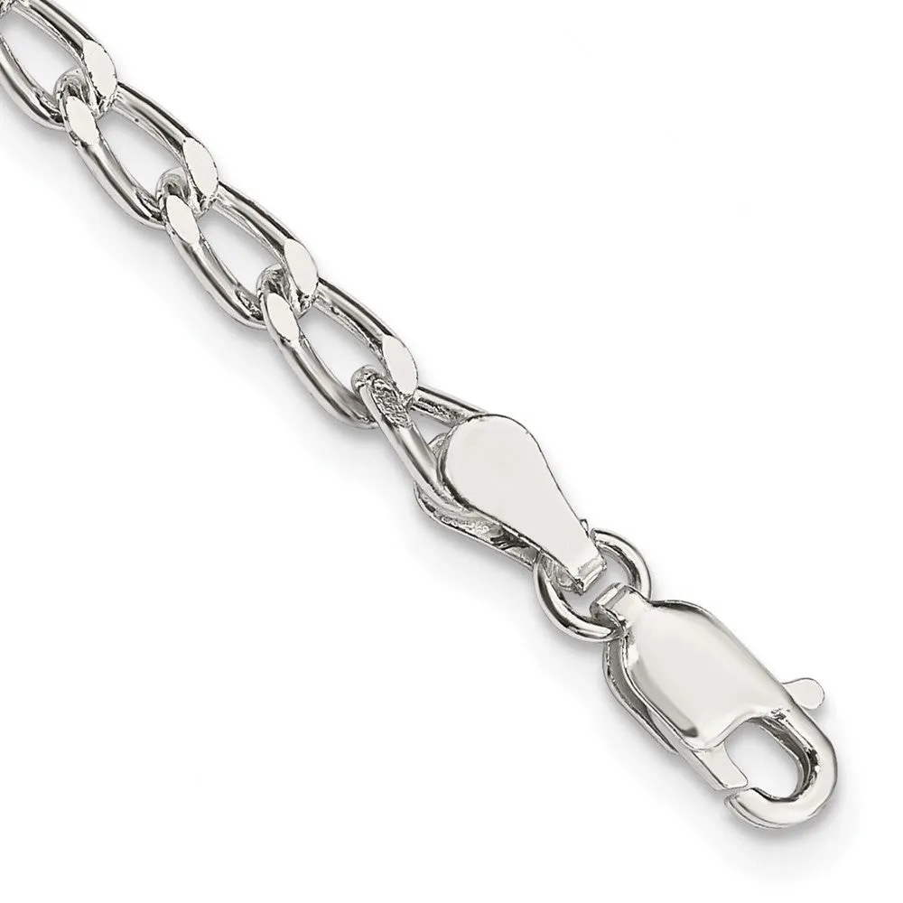 Sterling Silver 3.2mm Open Elongated Link Chain