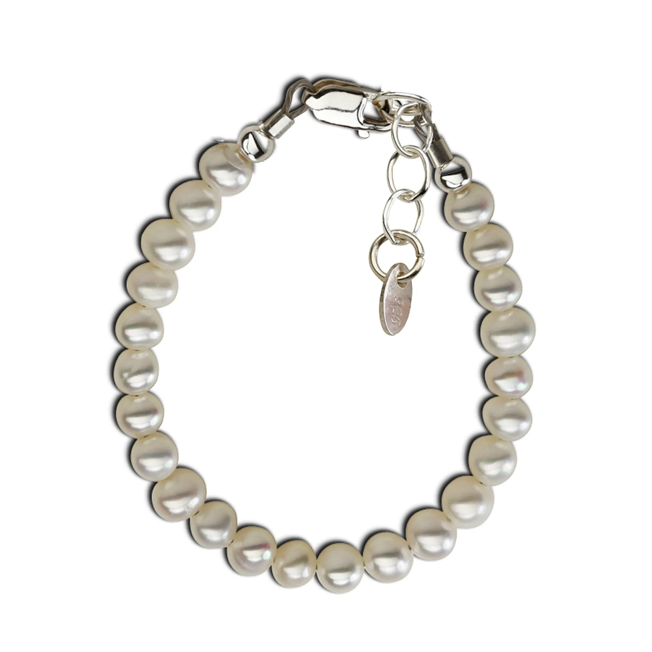 Sterling Silver Freshwater Pearl Bracelet for Baby and Child