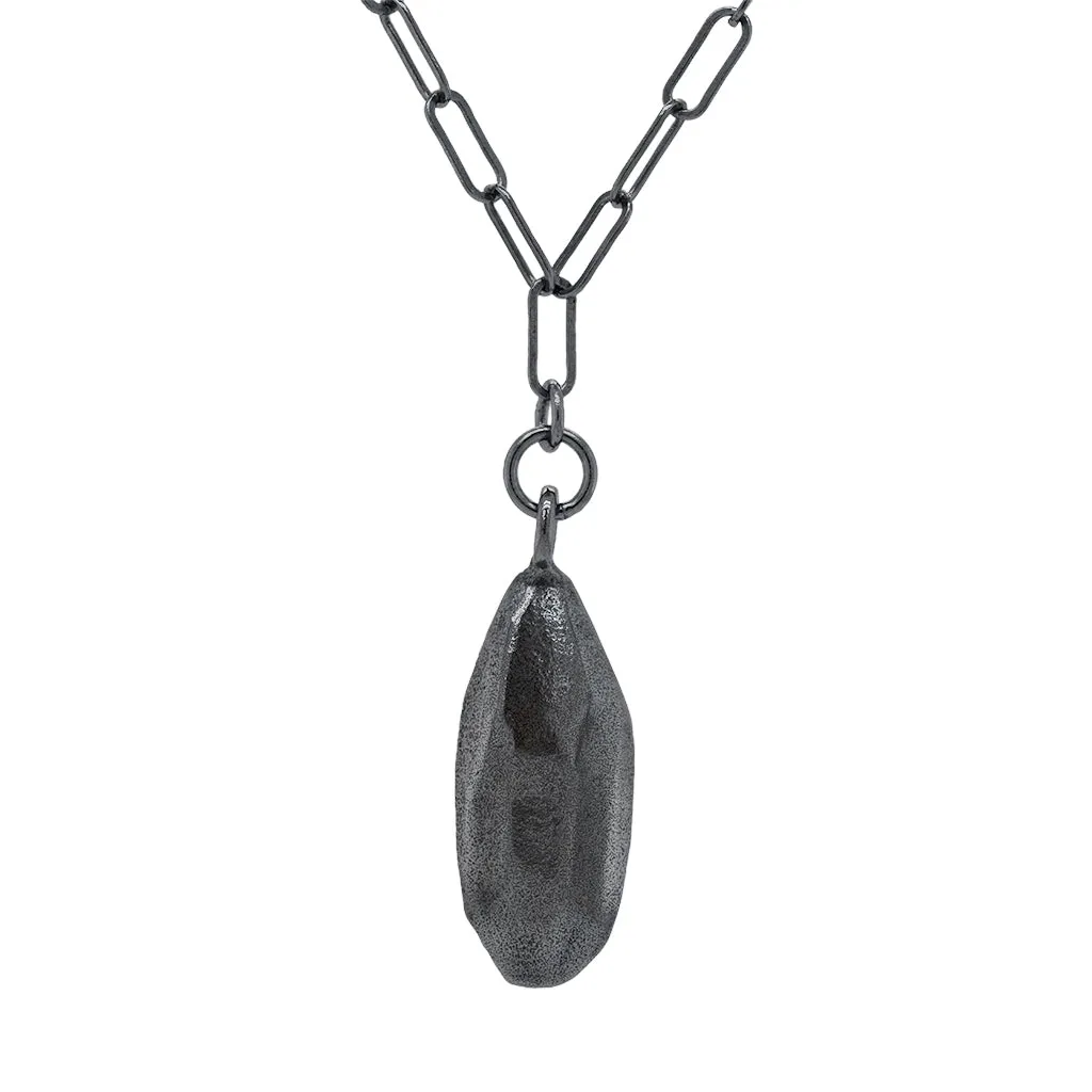 Strength Droplet Necklace with Diamond and Birthstone