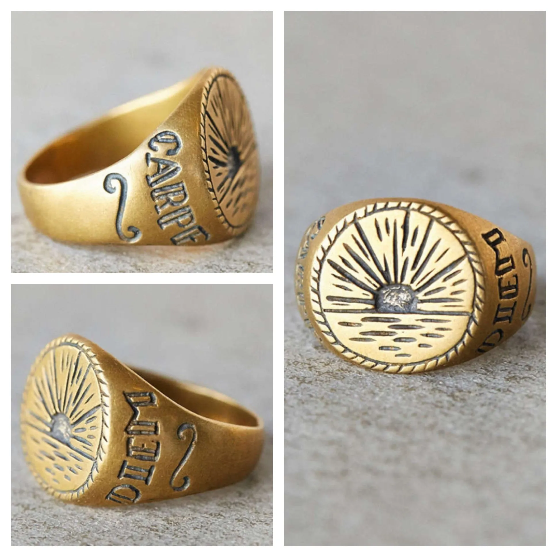 Sunrise Signet Ring