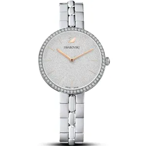 Swarovski Cosmopolitan Silver Stainless Steel Silver Dial Quartz Watch for Ladies - 5517807