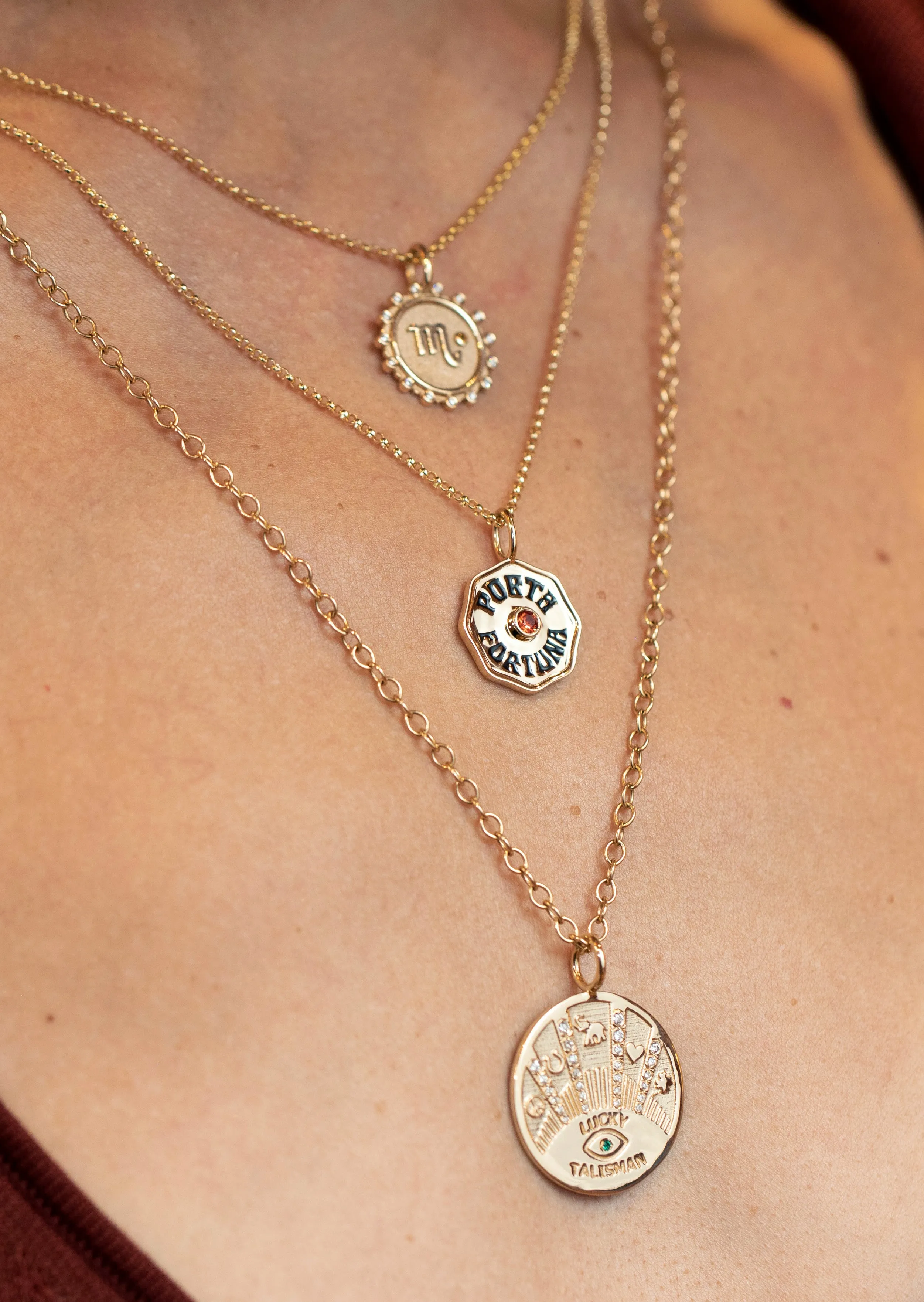 Talisman Coin Necklace