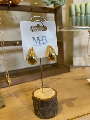 Teardrop Gold Filled Earrings
