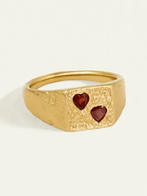 Temple of the Sun - Venus Signet Ring - Gold